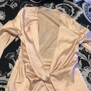 Satin dress from fashion nova